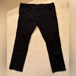 Kenneth Cole men's black slim fit jeans, 44x32